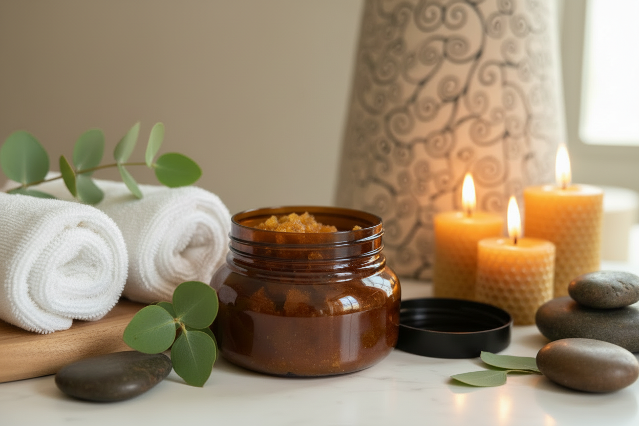 Honey Turmeric Sugar Scrub